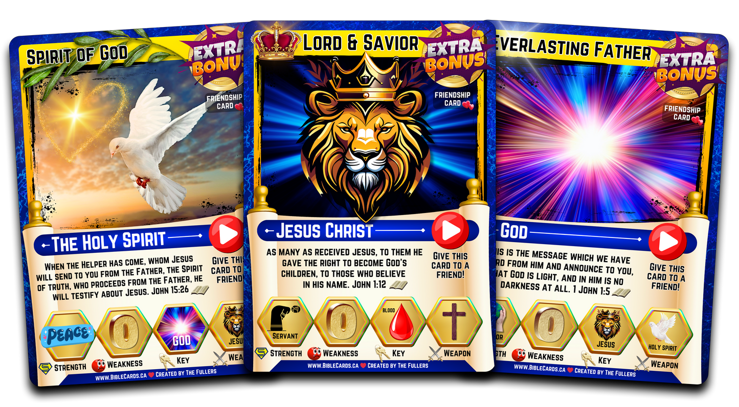 Pack of 55 Original Bible Cards - Generations Edition