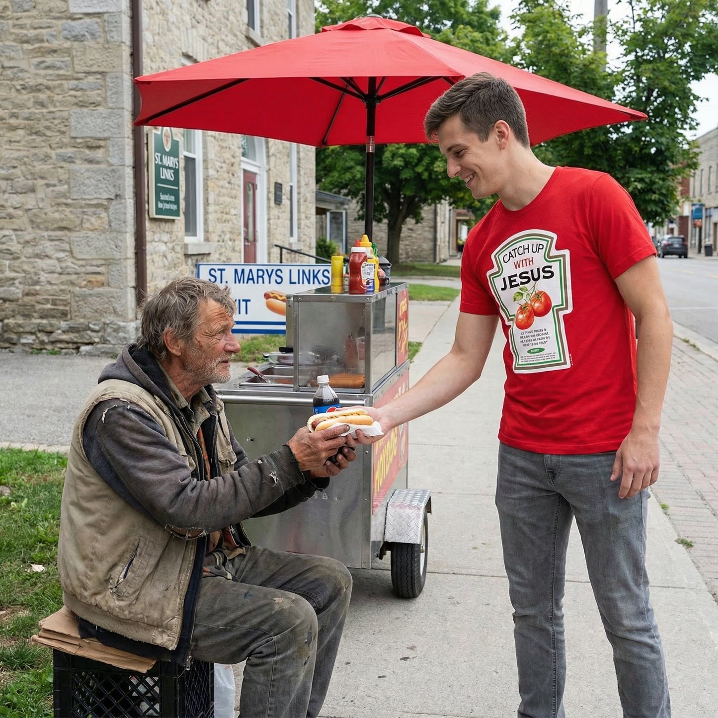 Catch Up With Jesus - Unisex t-shirt