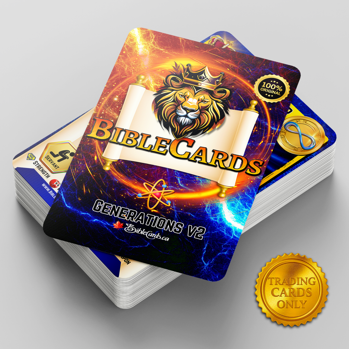 Generations Edition Bible Cards - Pack of 29 Trading Cards