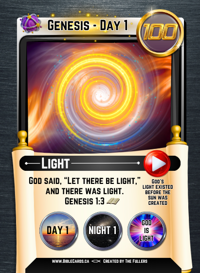 Genesis Edition Bible Cards - Pack of 26 Trading Cards