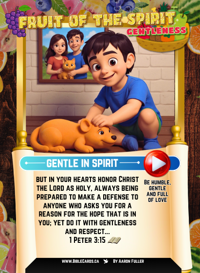 Fruit of The Spirit Edition Bible Cards - Pack of 29 Trading Cards